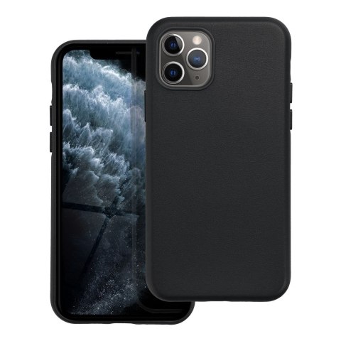 Etui LEATHER MAG COVER kompatybilny z MagSafe do iPhone 11 Pro czarny