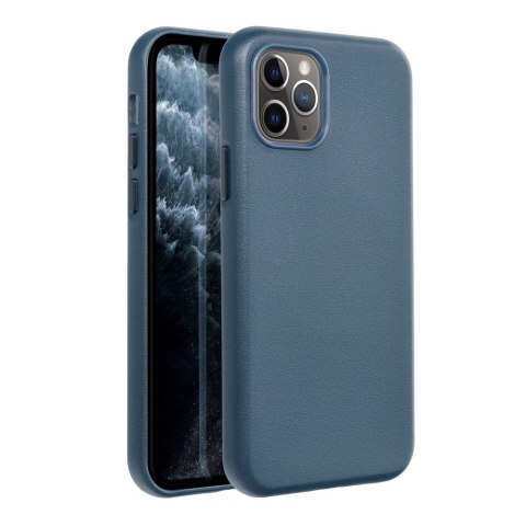 Etui LEATHER MAG COVER kompatybilny z MagSafe do iPhone 11 Pro niebieski