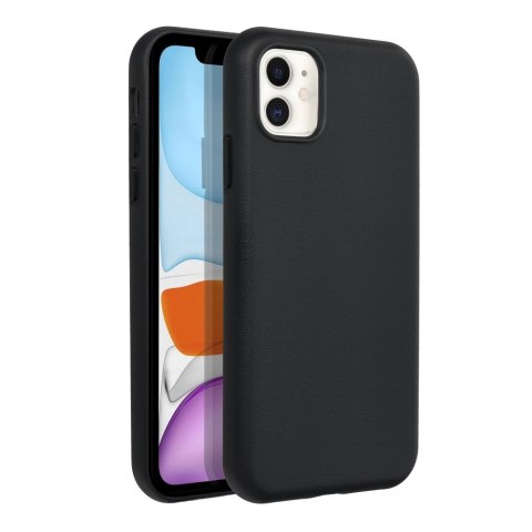 Etui LEATHER MAG COVER kompatybilny z MagSafe do iPhone 11 czarny