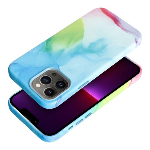 Etui LEATHER MAG COVER kompatybilny z MagSafe do iPhone 13 Pro Max color splash