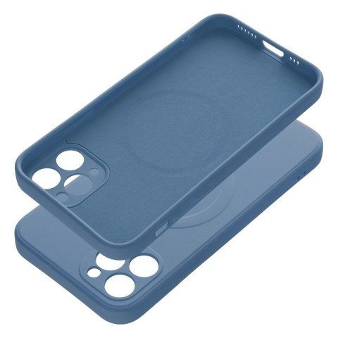 Etui SILICONE MAG COVER kompatybilny z MagSafe do iPhone 11 Pro niebieski