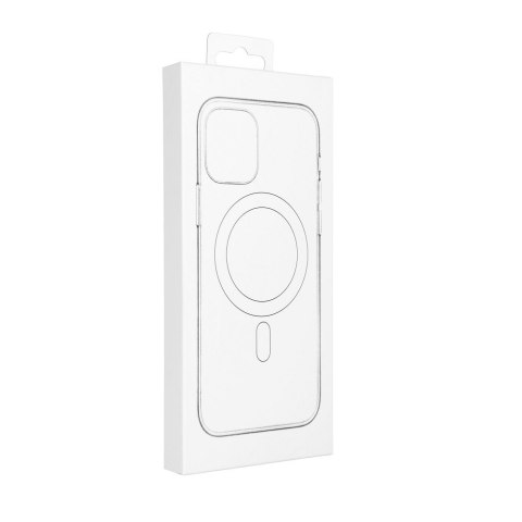Futerał SILICONE MAG COVER kompatybilny z MagSafe do IPHONE 12 czarny