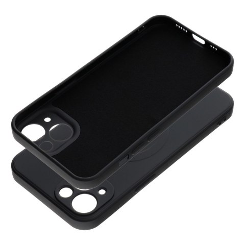 Etui SILICONE MAG COVER kompatybilny z MagSafe do iPhone 13 czarny