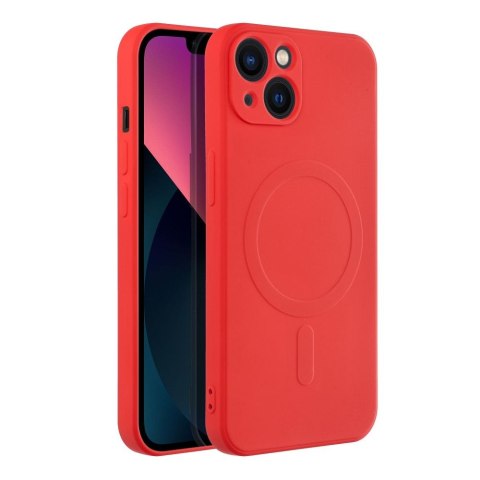 Etui SILICONE MAG COVER kompatybilny z MagSafe do iPhone 13 czerwony