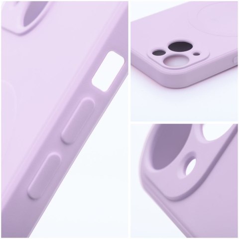 Etui SILICONE MAG COVER kompatybilny z MagSafe do iPhone 13 różowy