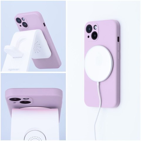 Etui SILICONE MAG COVER kompatybilny z MagSafe do iPhone 13 różowy