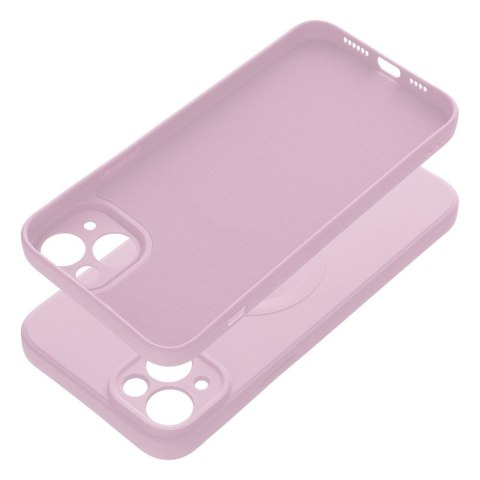 Etui SILICONE MAG COVER kompatybilny z MagSafe do iPhone 14 Plus różowy