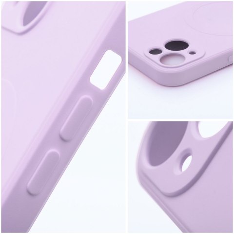 Etui SILICONE MAG COVER kompatybilny z MagSafe do iPhone 14 Plus różowy