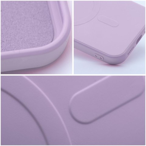 Etui SILICONE MAG COVER kompatybilny z MagSafe do iPhone 14 Plus różowy
