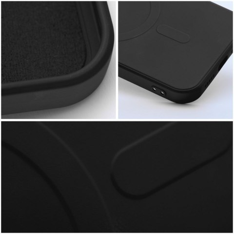 Etui SILICONE MAG COVER kompatybilny z MagSafe do iPhone 14 Pro czarny
