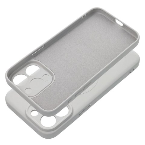 Etui SILICONE MAG COVER kompatybilny z MagSafe do iPhone 15 Pro Max tytanowy