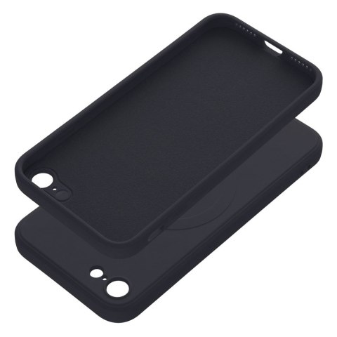 Etui SILICONE MAG COVER kompatybilny z MagSafe do iPhone 7 / 8 / SE 2020 / SE 2022 czarny