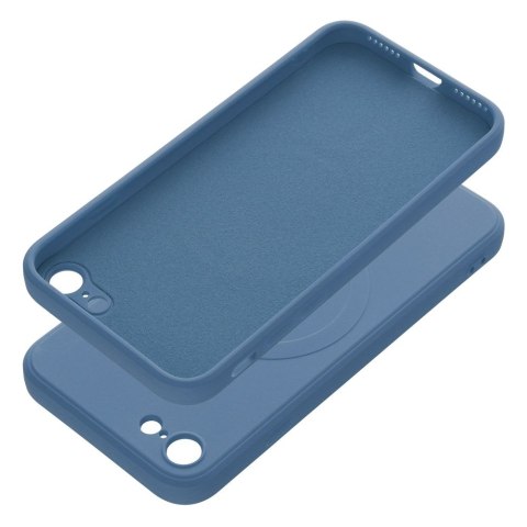 Etui SILICONE MAG COVER kompatybilny z MagSafe do iPhone 7 / 8 / SE 2020 / SE 2022 niebieski