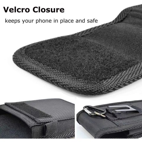 Etui uniwersalna do paska OXFORD pionowa model 4 do iPhone 7 PLUS / 8 PLUS / 12 PRO MAX / 13 PRO MAX / SAMSUNG J4 PLUS / A71 /