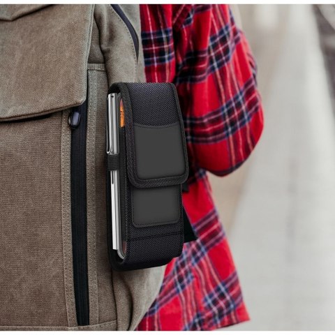 Etui uniwersalna do paska OXFORD pionowa model 4 do iPhone 7 PLUS / 8 PLUS / 12 PRO MAX / 13 PRO MAX / SAMSUNG J4 PLUS / A71 /