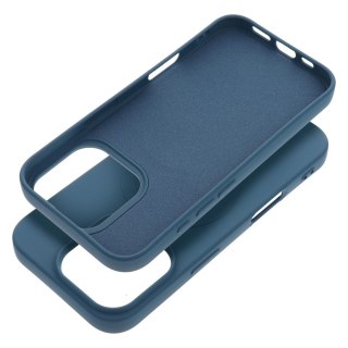 Etui SILICONE MAG COVER (big hole) kompatybilny z MagSafe do iPhone 16 Pro niebieski