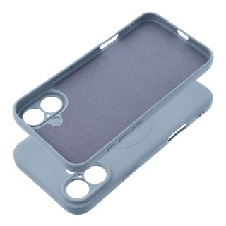 Etui SILICONE MAG COVER kompatybilny z MagSafe do iPhone 16 Plus jasny niebieski