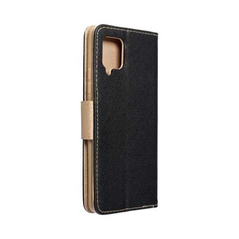 Etui FANCY Book do iPhone 15 czarno złoty