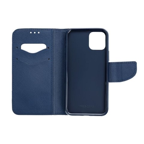 Etui FANCY Book do iPhone 15 czerwono granatowy