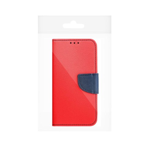 Etui FANCY Book do iPhone 15 czerwono granatowy