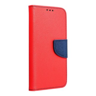 Etui FANCY Book do iPhone 16 czerwono granatowy