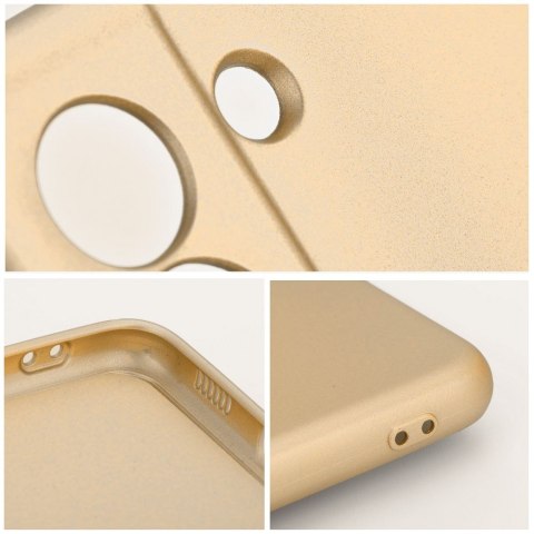 Etui METALLIC do iPhone 14 Pro złoty
