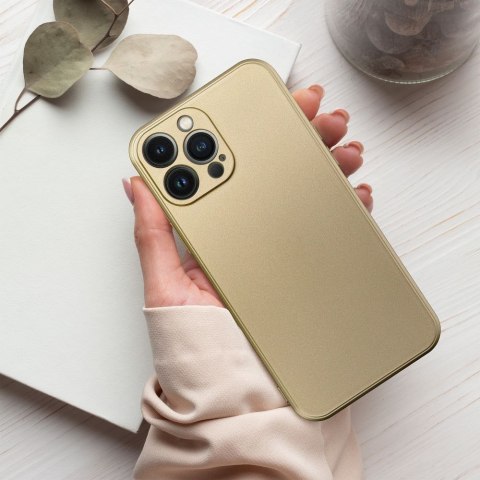 Etui METALLIC do iPhone 14 Pro złoty