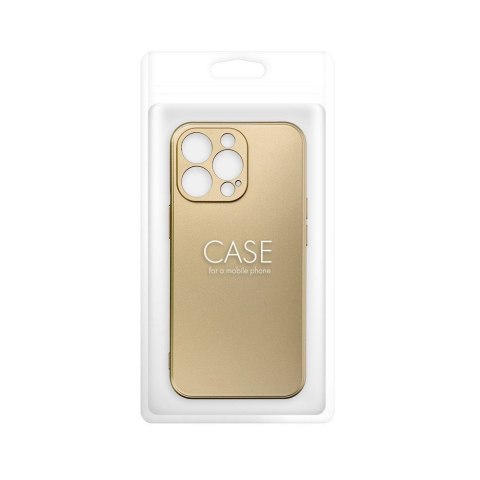 Etui METALLIC do iPhone 14 Pro złoty