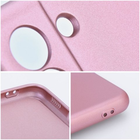 Etui METALLIC do iPhone 14 różowy