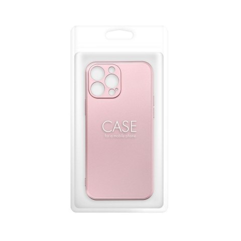 Etui METALLIC do iPhone 14 różowy