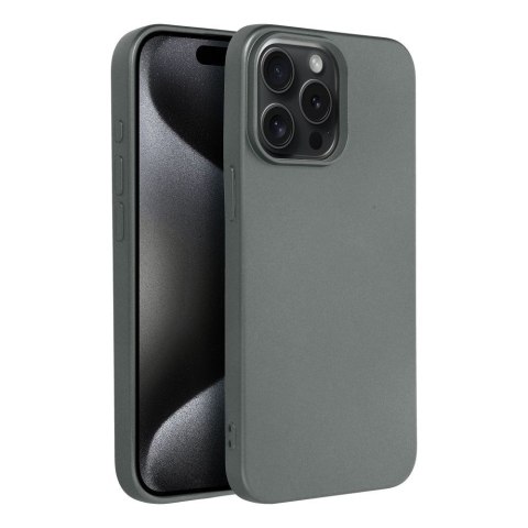 Etui METALLIC do iPhone 15 Pro Max szary
