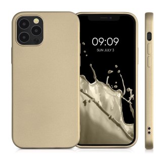 Etui METALLIC do iPhone 15 złoty