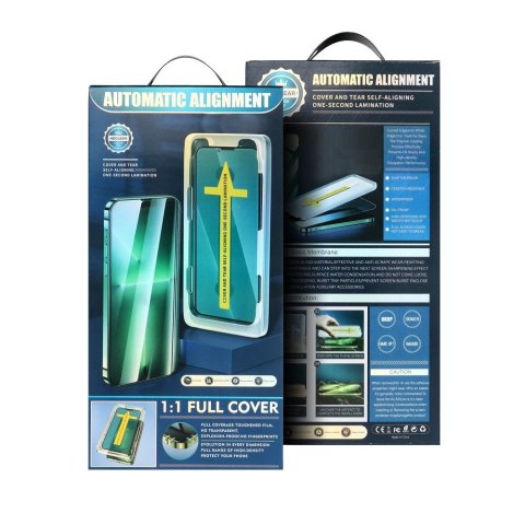 5D Full Glue Tempered Glass - do iPhone 14 Pro czarny + aplikator