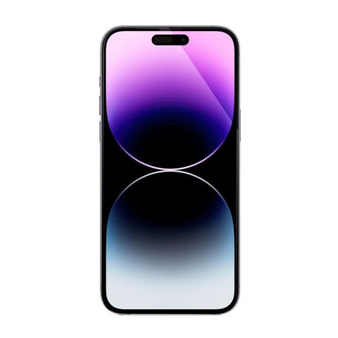 5D Full Glue Tempered Glass - do iPhone 14 Pro czarny + aplikator