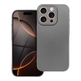 Etui METALLIC do iPhone 16 Pro szary