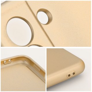 Etui METALLIC do iPhone 16 złoty