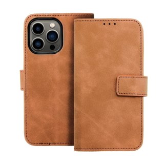 Etui TENDER Book do iPhone 13 Pro brązowy