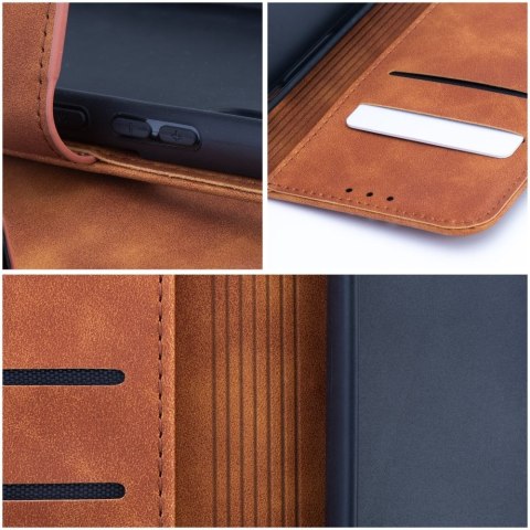 Etui TENDER Book do iPhone 13 brązowy
