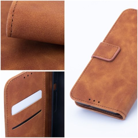 Etui TENDER Book do iPhone 13 brązowy