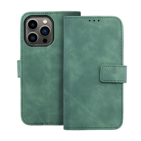 Etui TENDER Book do iPhone 13 zielony
