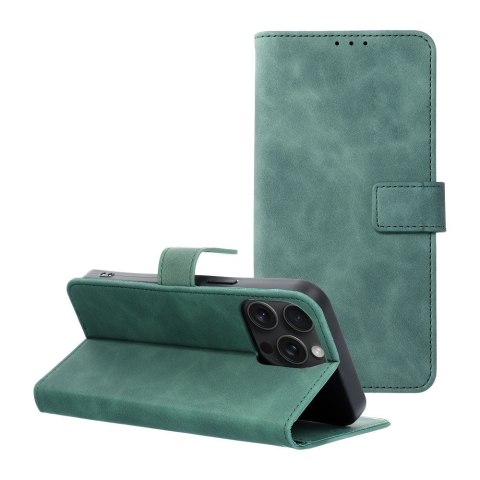 Etui TENDER Book do iPhone 15 Pro Max zielony