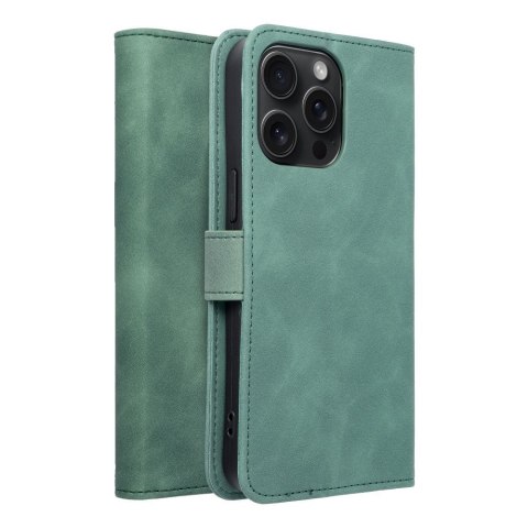 Etui TENDER Book do iPhone 15 Pro Max zielony