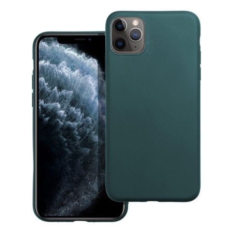 Etui MATT do iPhone 11 Pro Max ciemnozielony