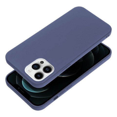 Etui MATT do iPhone 12 Pro Max niebieski