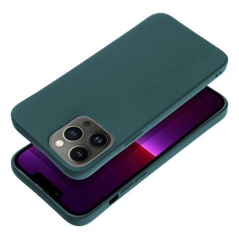 Etui MATT do iPhone 13 Pro Max ciemnozielony