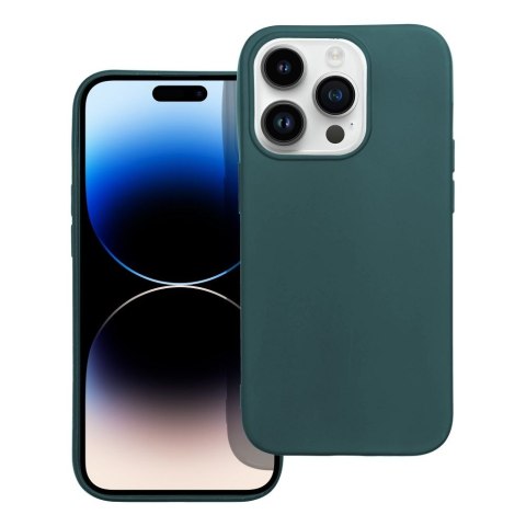 Etui MATT do iPhone 14 Pro ciemnozielony