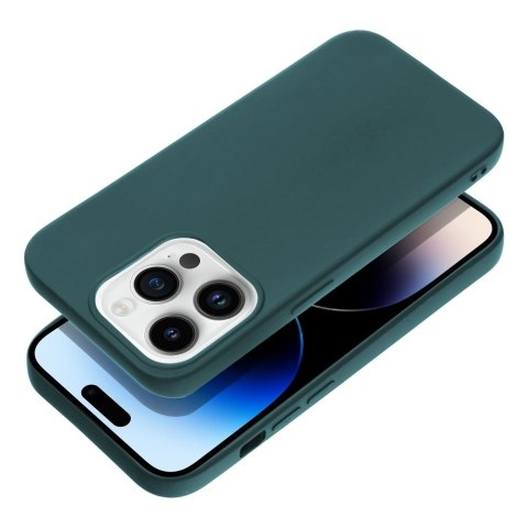 Etui MATT do iPhone 14 Pro ciemnozielony