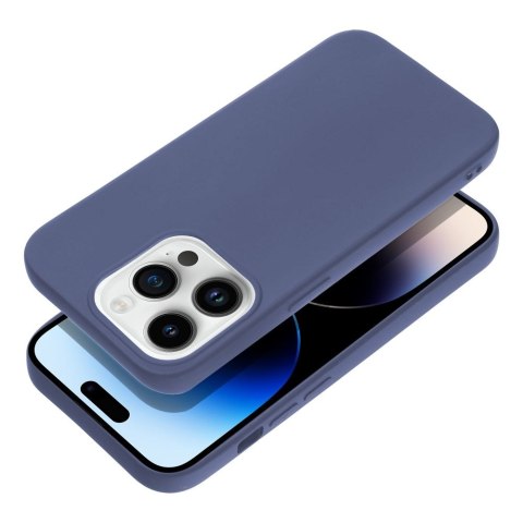 Etui MATT do iPhone 14 Pro niebieski