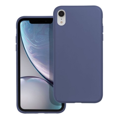 Etui MATT do iPhone XR niebieski