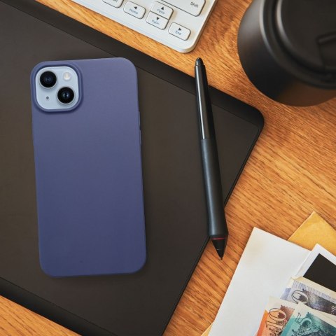 Etui MATT do iPhone XR niebieski